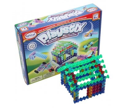 Playstix Translucent Set 105 pc by Popular Playthings