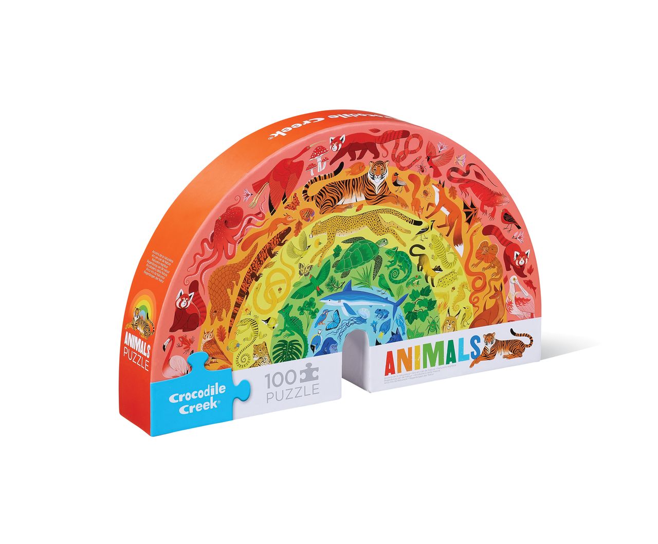 Rainbow Animals Puzzle 100 pc