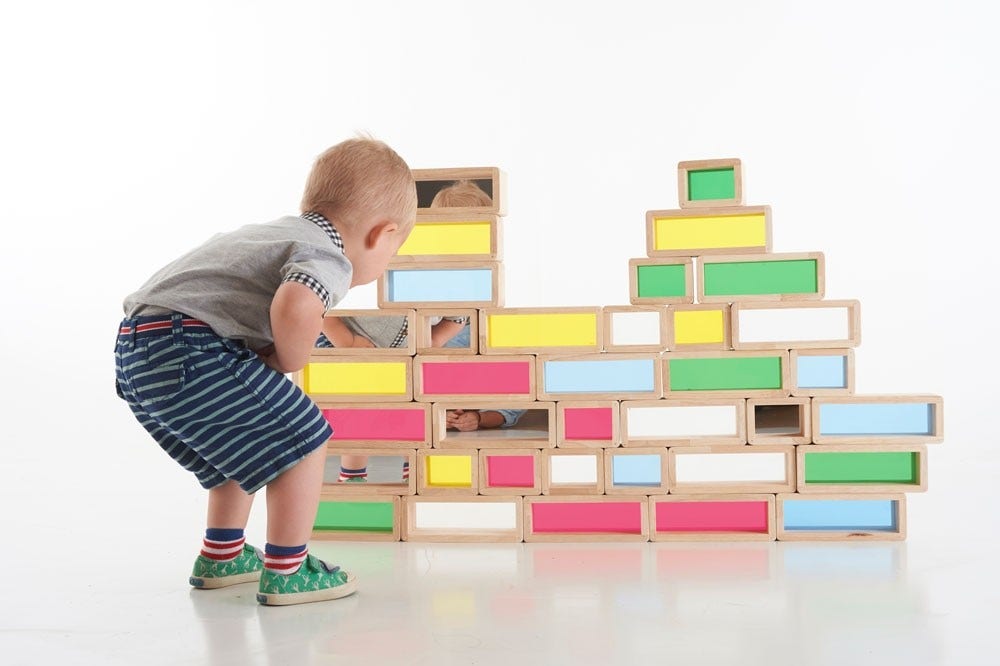 Rainbow Bricks Set of 36