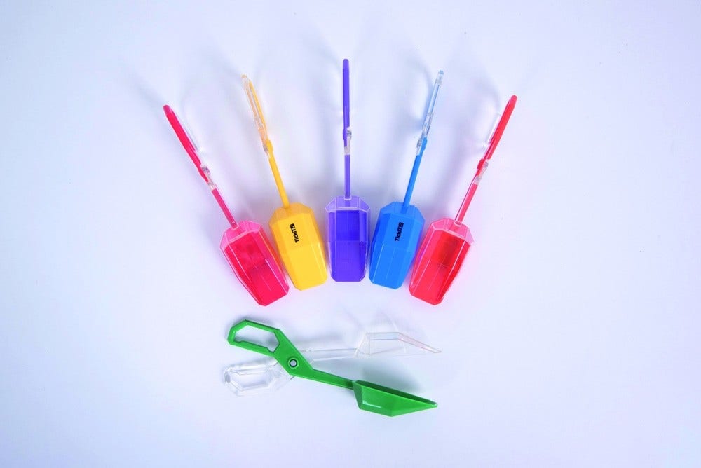 Rainbow Tongs Set of 6