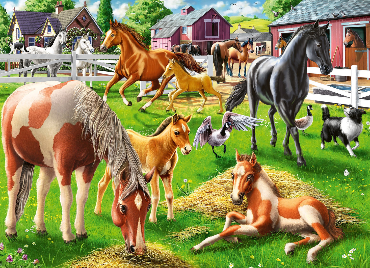 Ravensburger Happy Horses 60 pc Puzzle