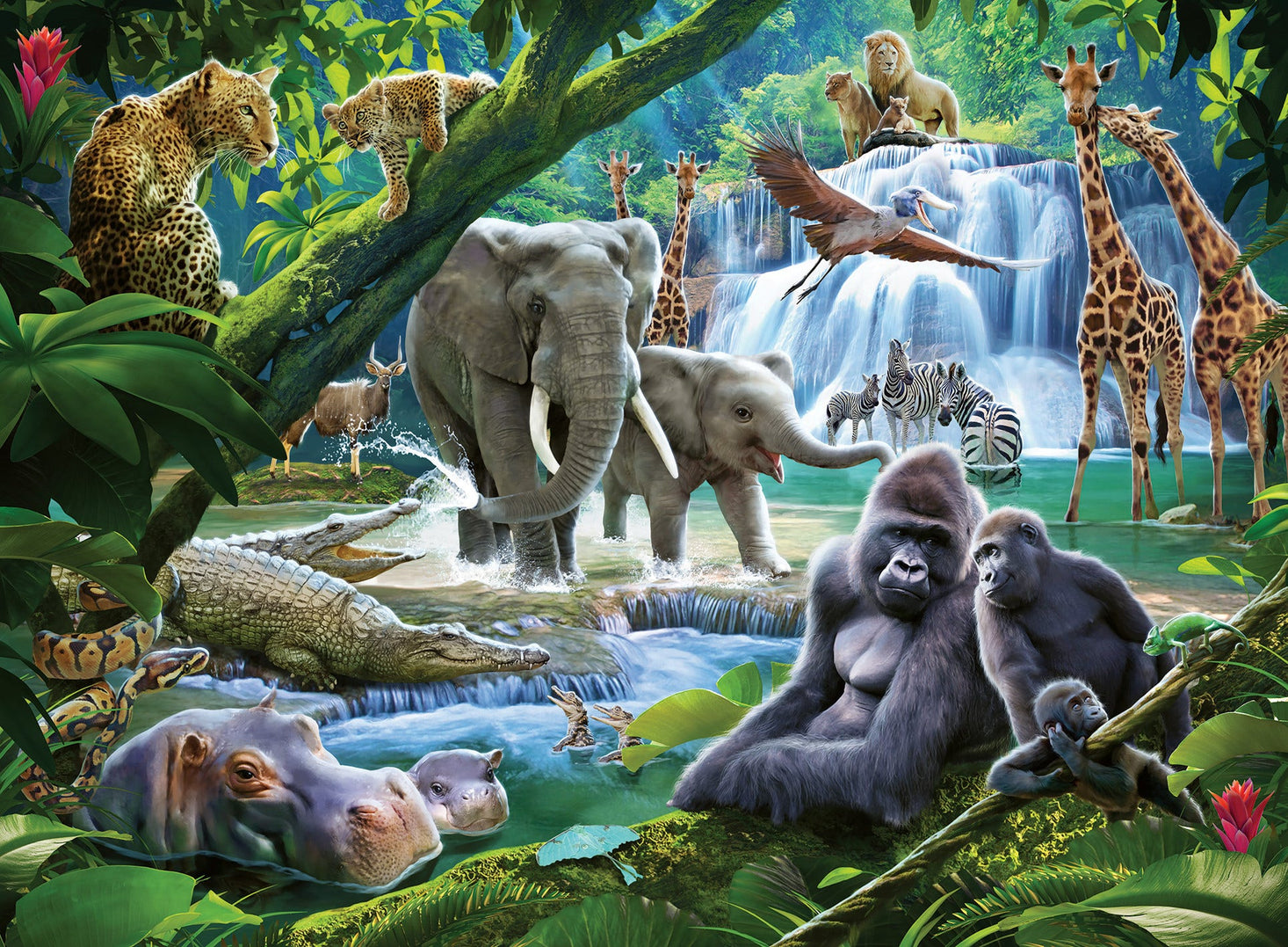 Ravensburger Jungle Animals 100 pc Puzzle