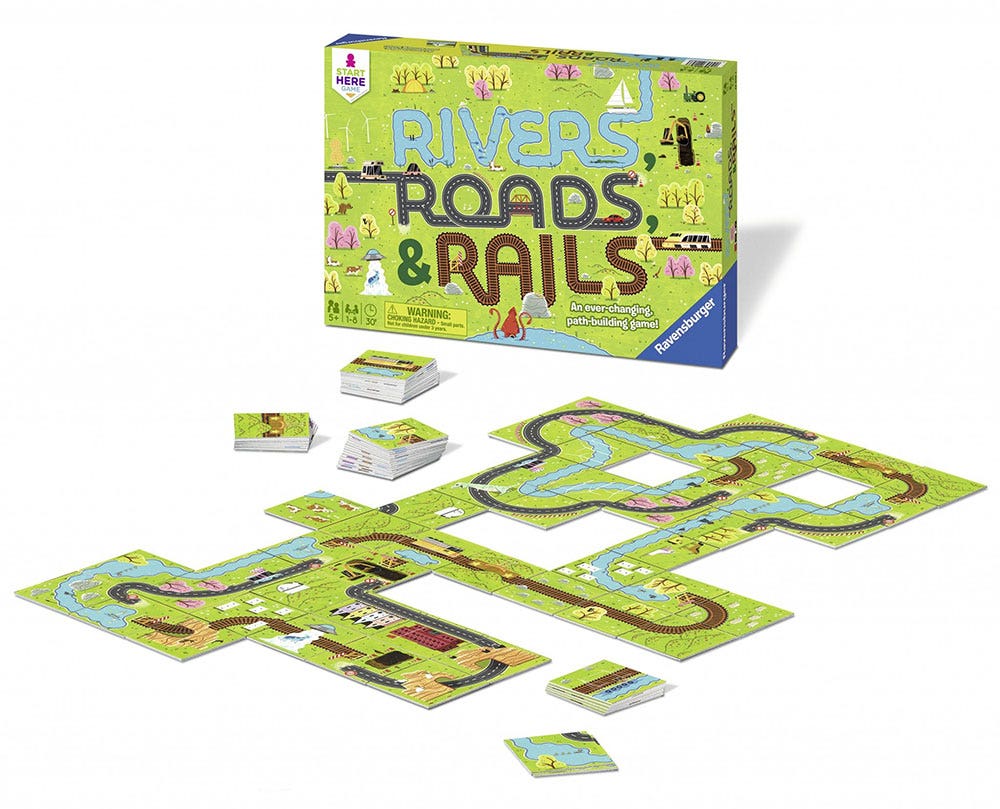 Ravensburger Rivers Roads & Rails