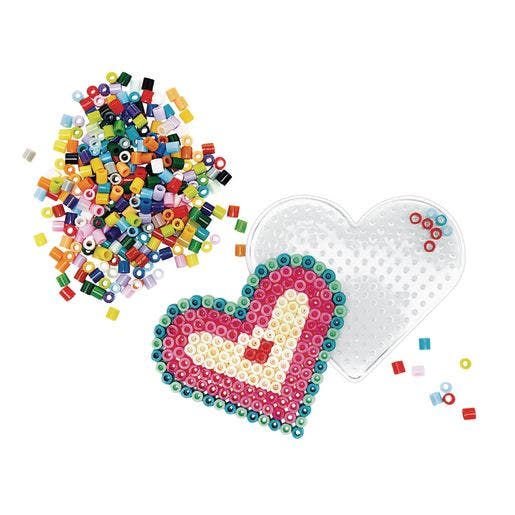 Colorations Regular Fuse Beads & 6 Pegboards in a Bucket 220