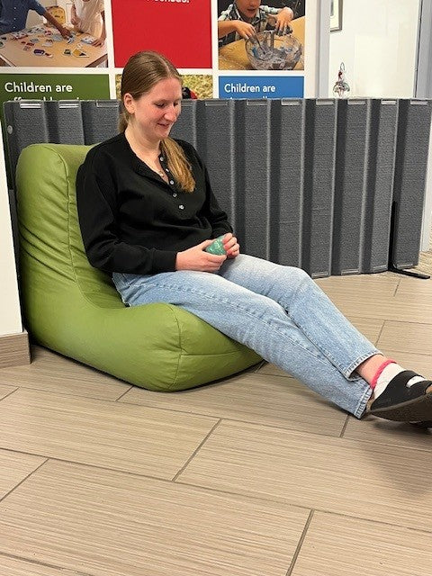 School Age High Back Lounger Sage