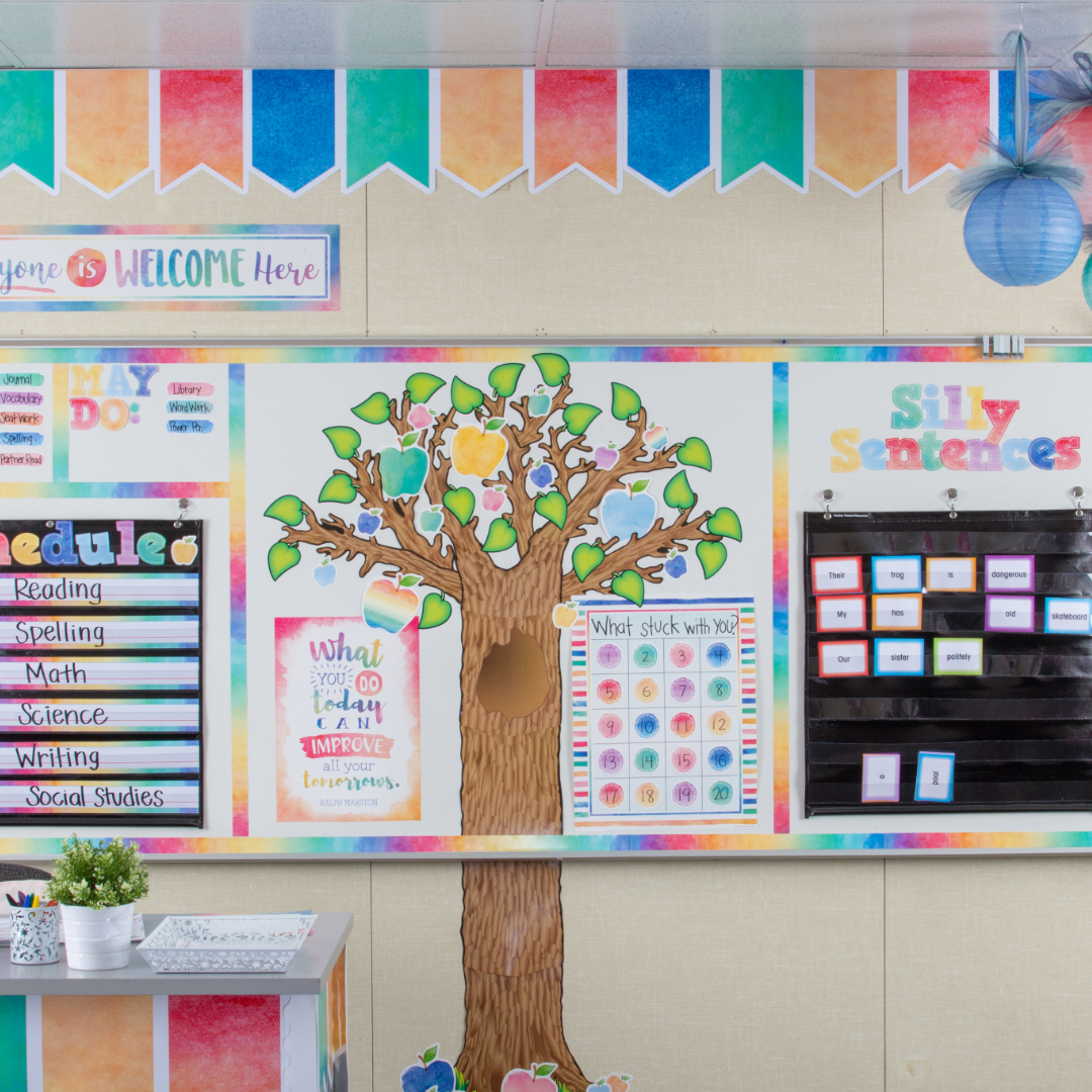 Seasonal Tree Bulletin Board