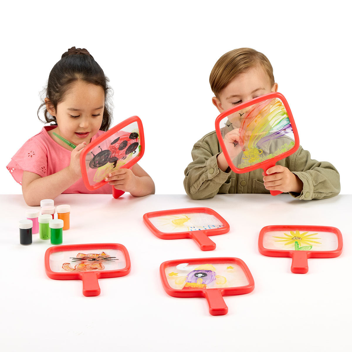 See-Through Learning Paddles Pack of 6