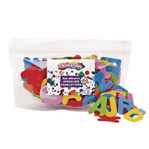 Self Adhesive Foam Uppercase Letters 150 Pcs
