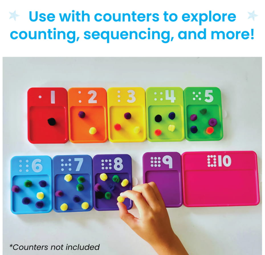 Sensory Number Trays