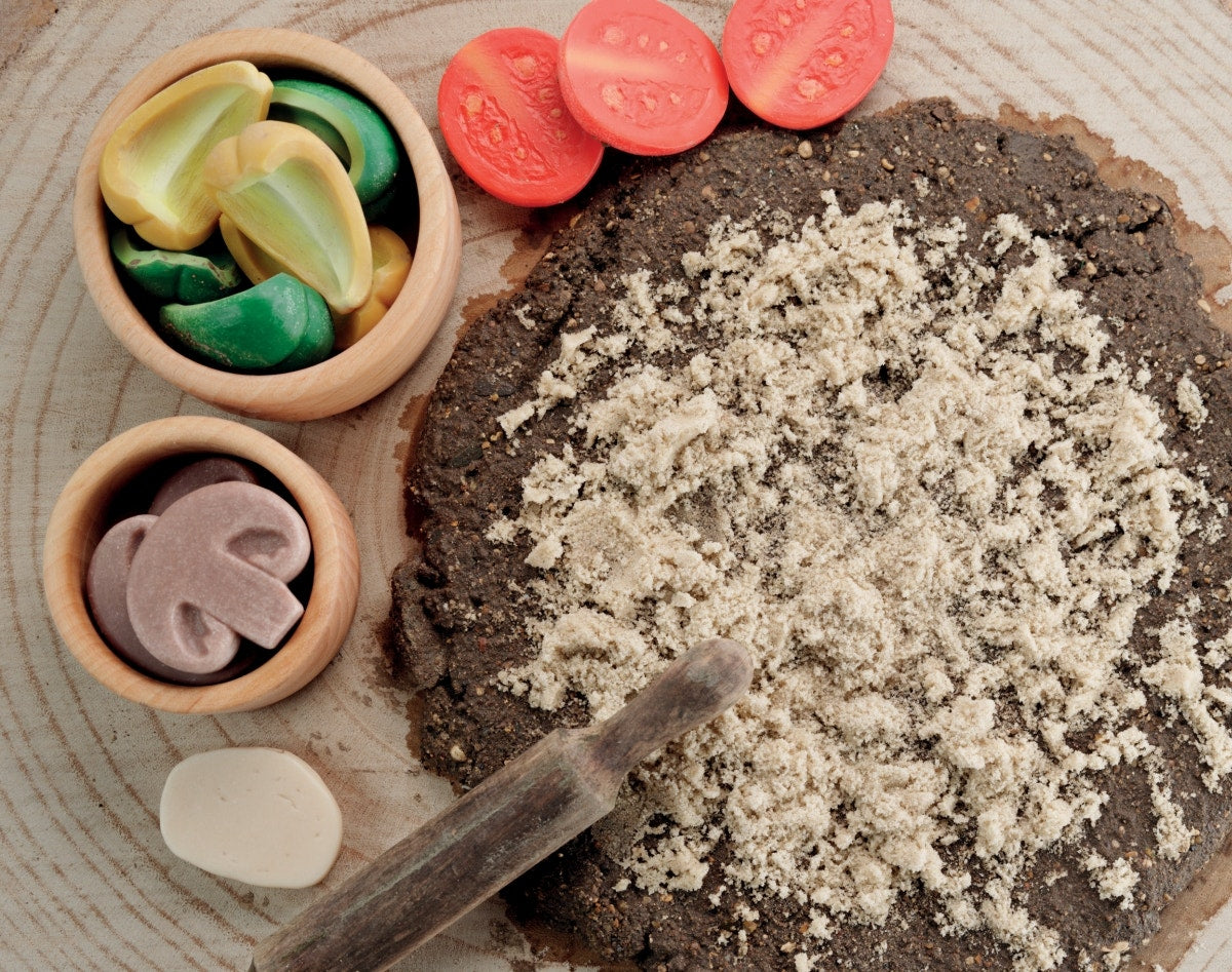 Sensory Play Pizza Topping