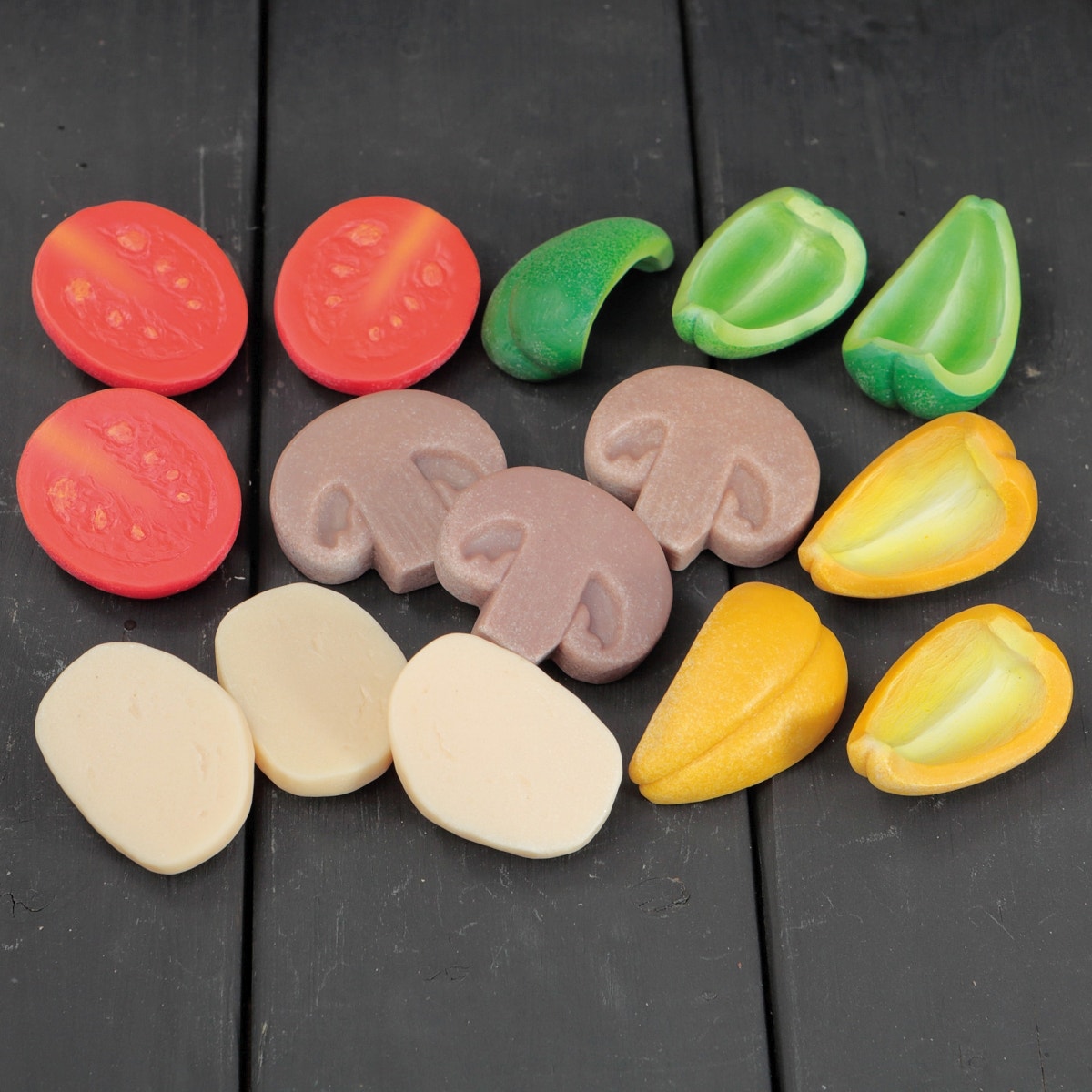 Sensory Play Pizza Topping