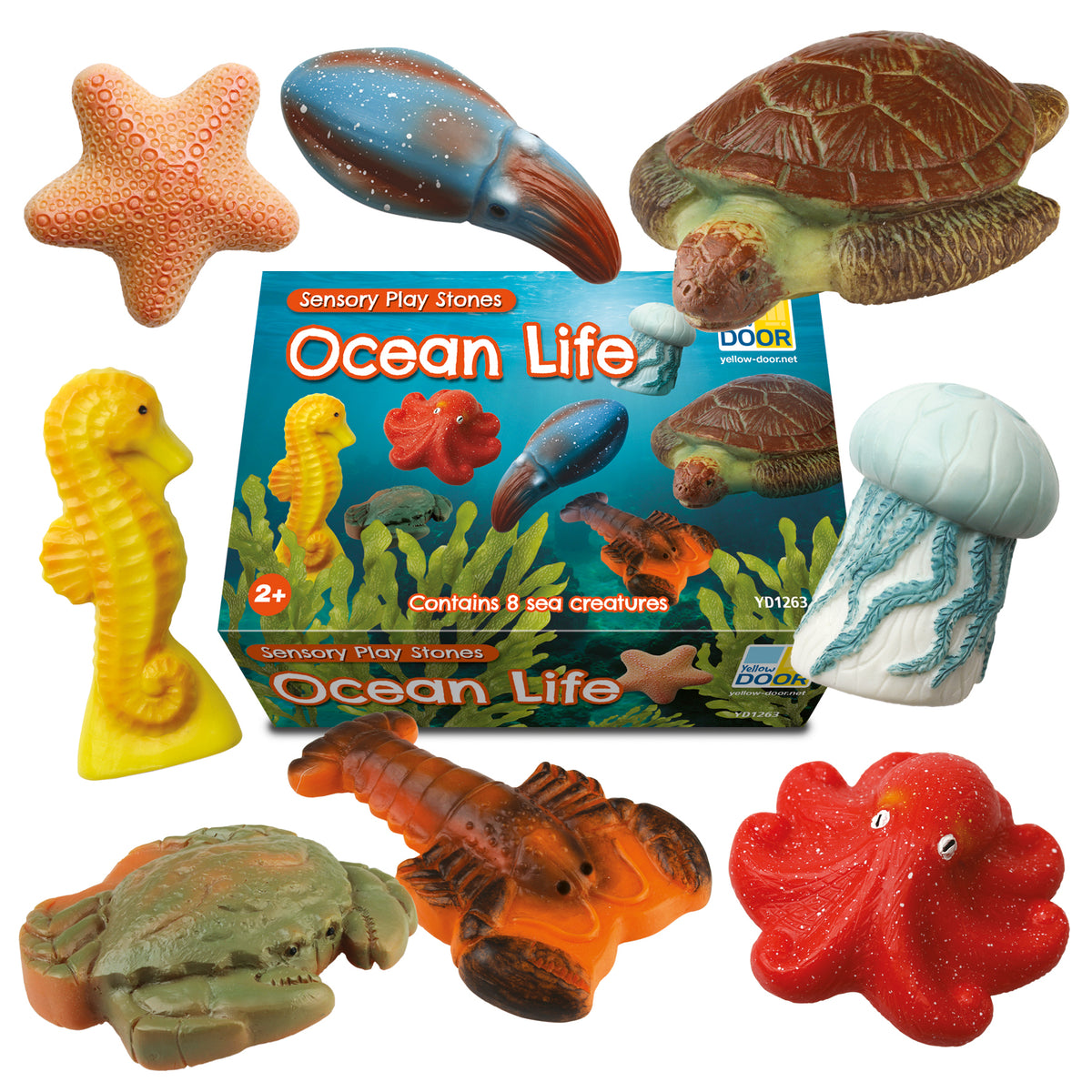 Sensory Play Stones Ocean Life