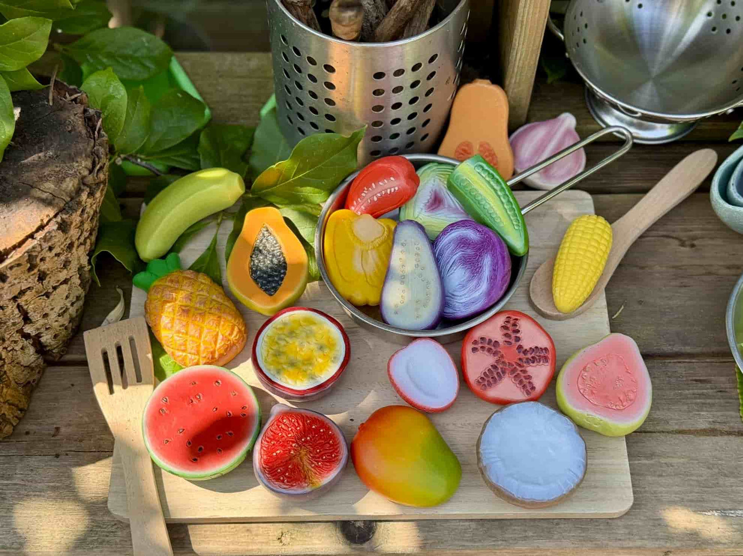 Sensory Play Stones World Kitchen 20 pieces