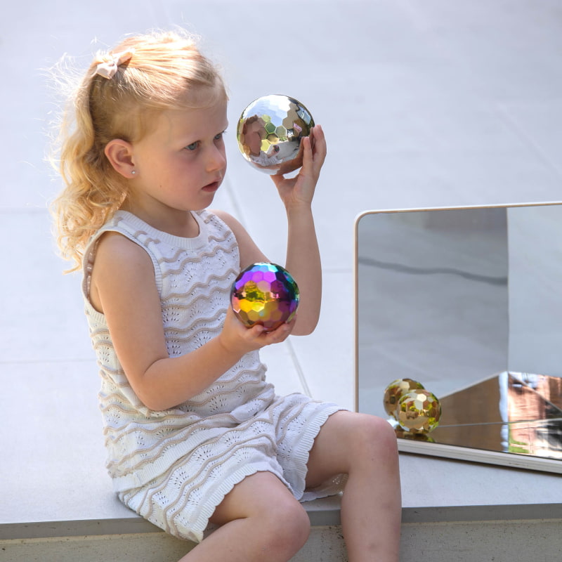 Sensory Steel Mosaic Mystery Balls 3 pack