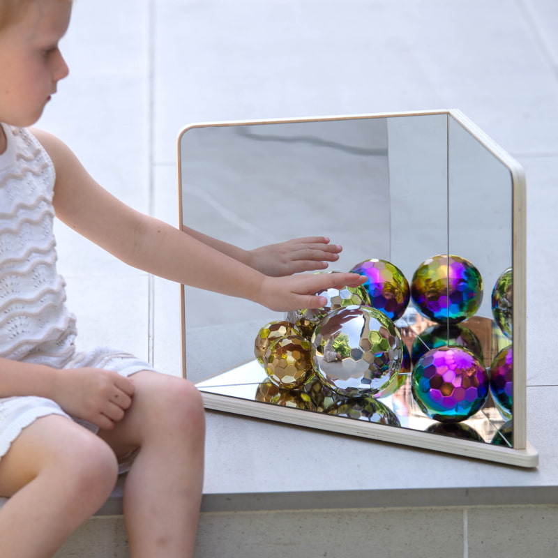 Sensory Steel Mosaic Mystery Balls 3 pack