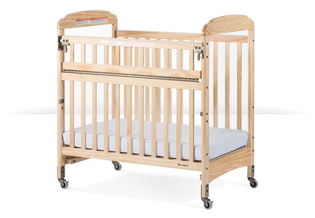 Serenity SafeReach Compact Crib w/ Adjustable Mattress Board