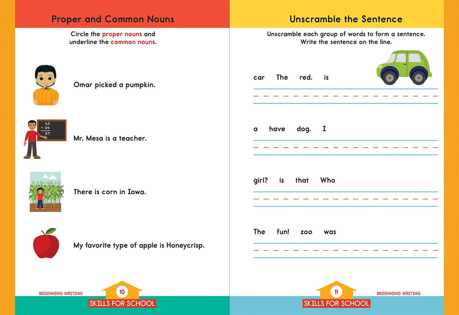 Skills for School Beginning Writing