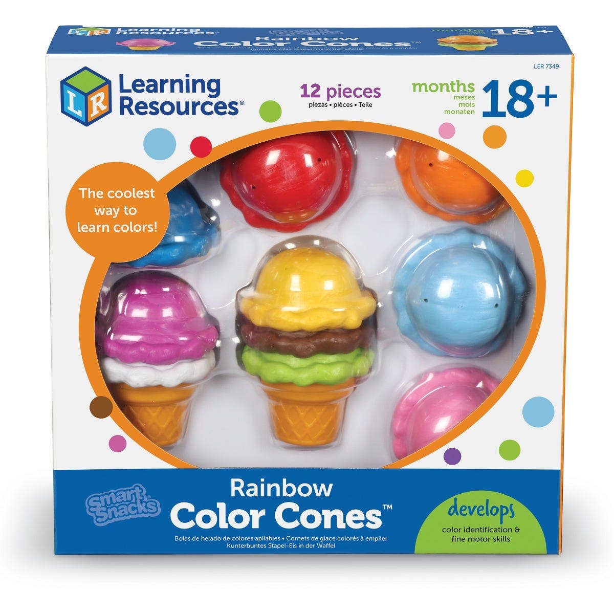 Smart Snacks Rainbow Color Cones