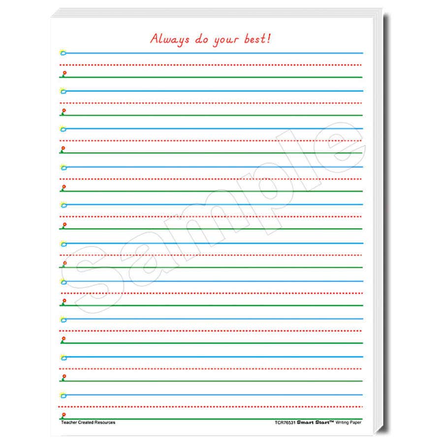 Smart Start 1-2 Writing Paper 100 sheets