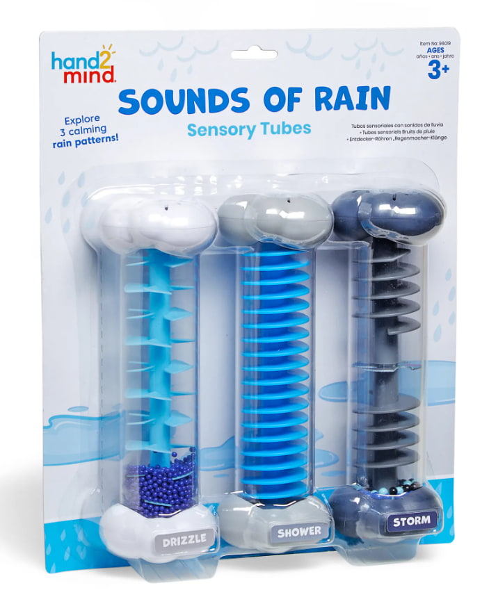 Sounds of Rain Sensory Tubes