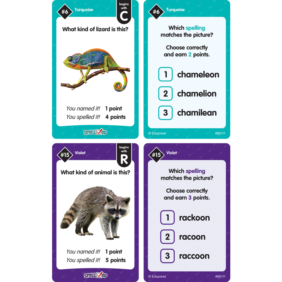 SpellChecked Card Game