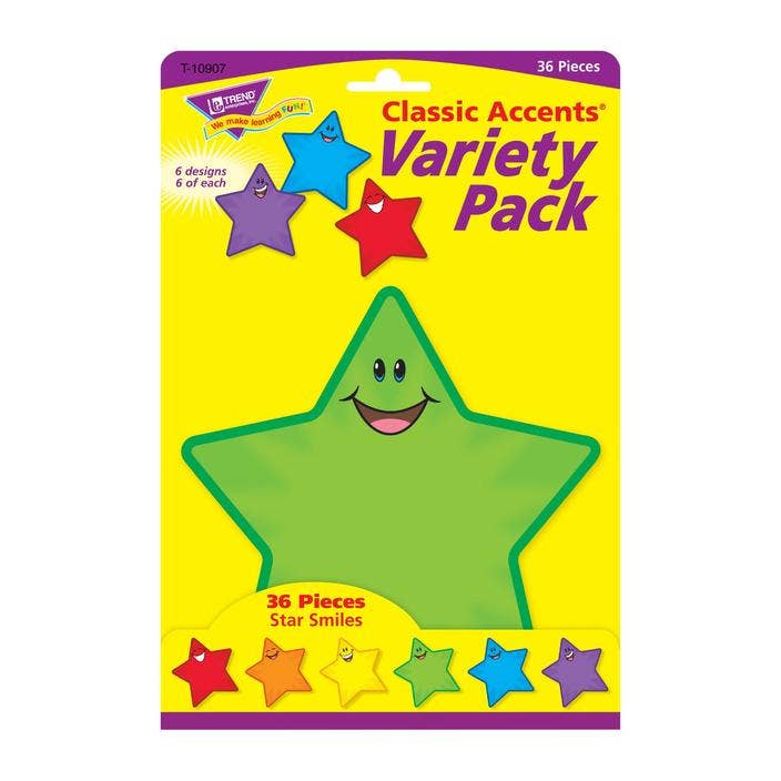 Star Smiles Classic Accents Variety Pack