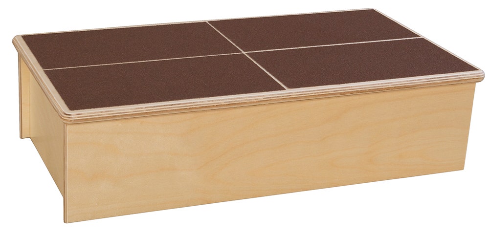 Step Stool WITH Brown Treads