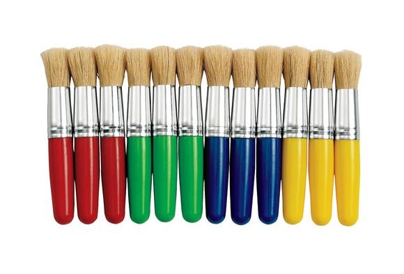 Stubby Chubby Brushes Set of 12
