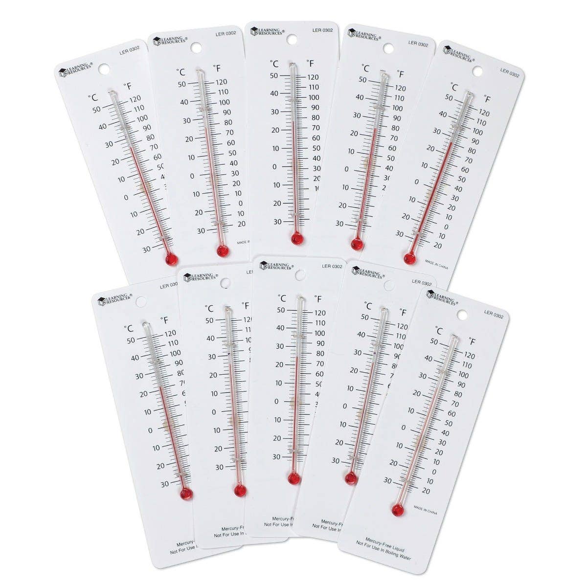 Student Thermometers 10 Pack