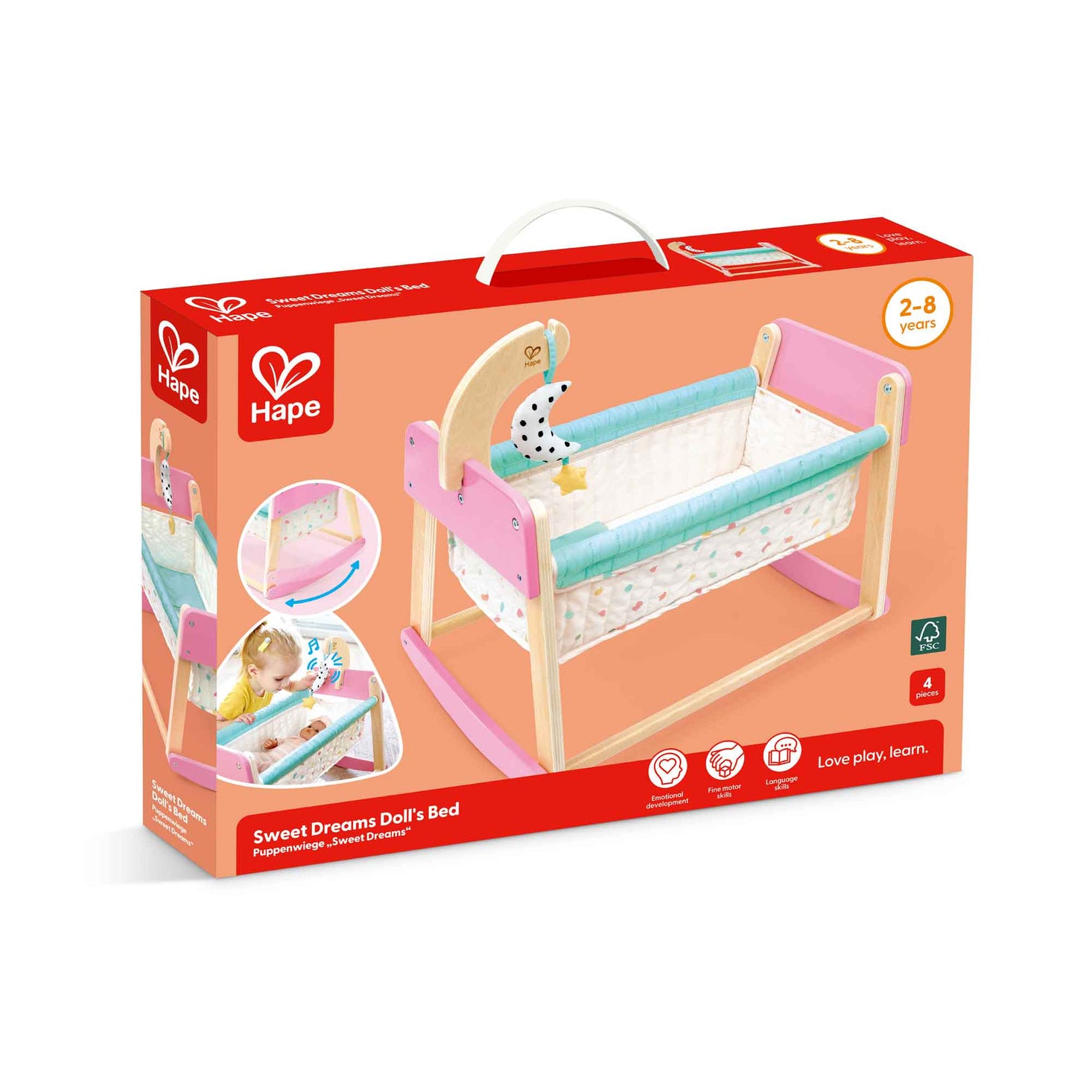 Sweet Dreams Doll's Bed