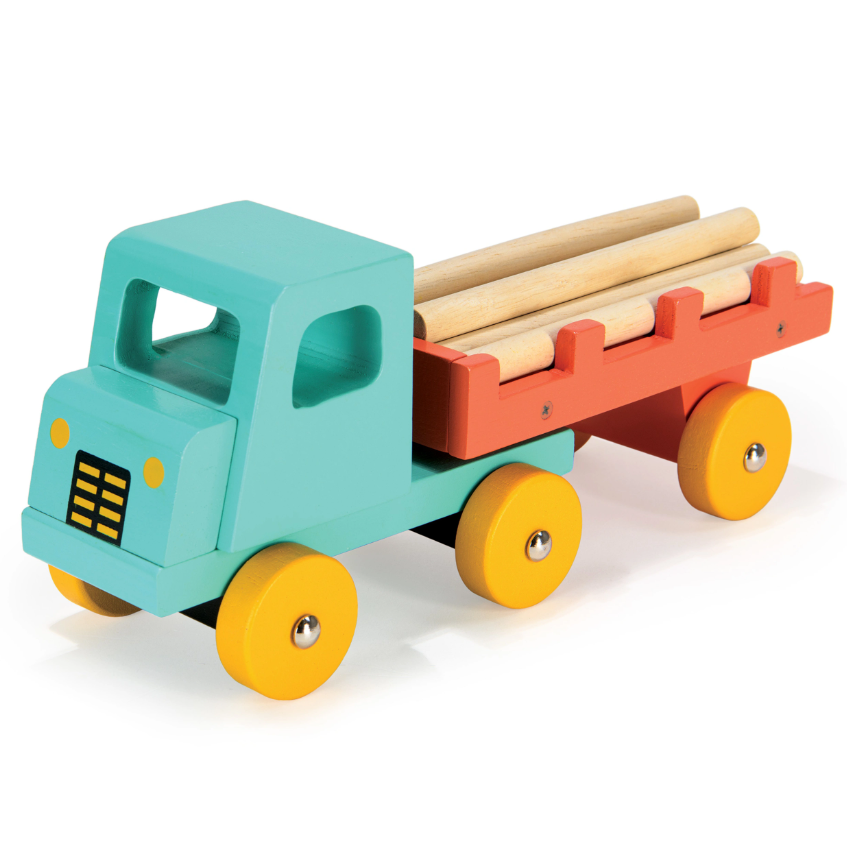 Teal Timber Truck