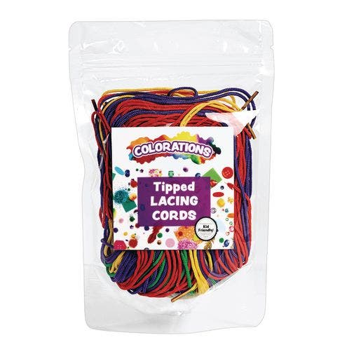 Tipped Lacing Cords 72 pcs