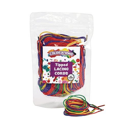 Tipped Lacing Cords 72 pcs