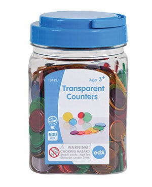 Transparent Counters Mini Jar