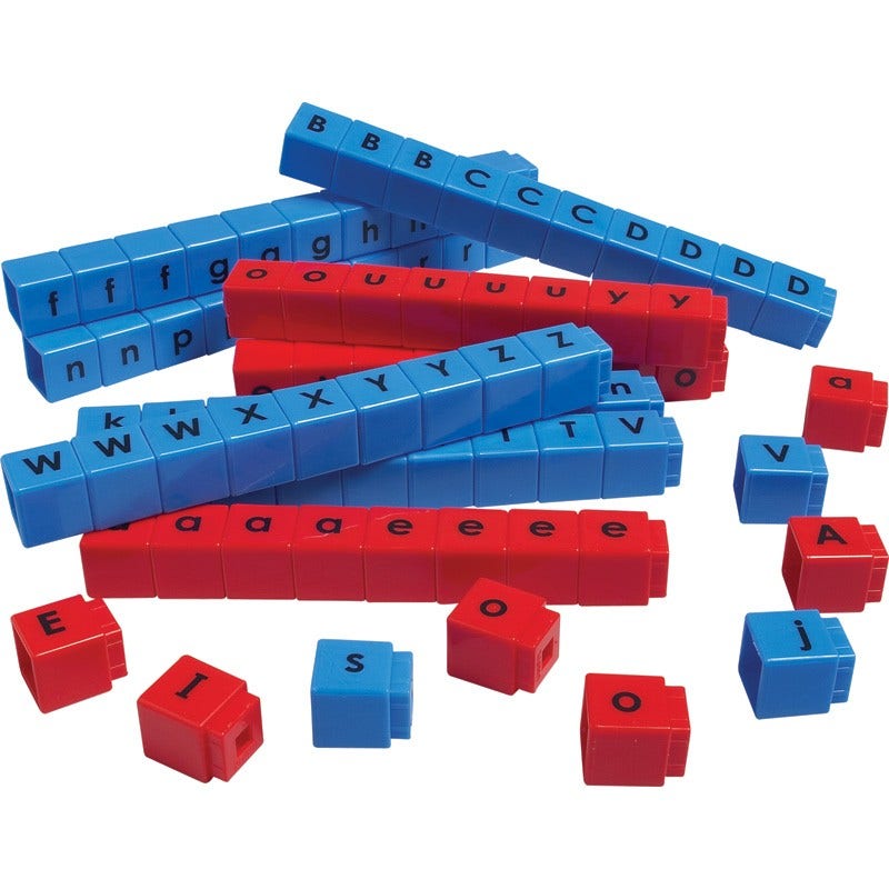 Unifix Letter Cubes