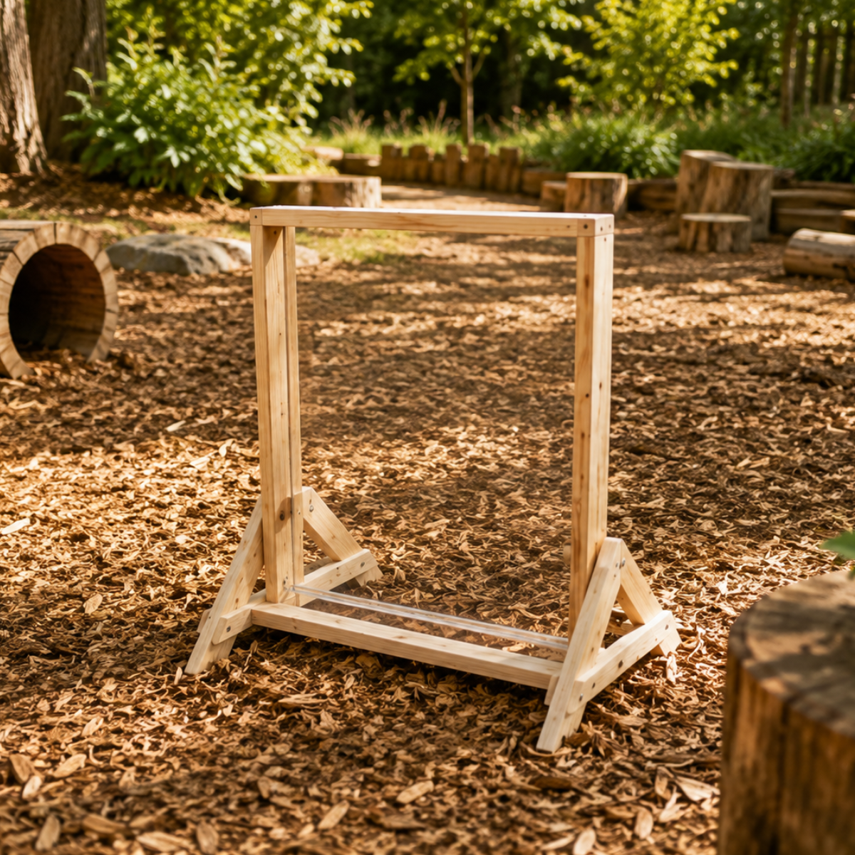 Outdoor Easel 3x3 by Naturally Inspired Play