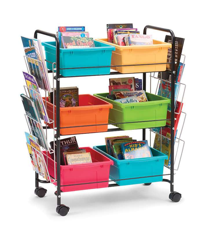 Value Book Cart with Vibrant Tub Pack