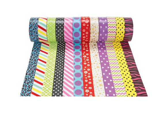 Whimsical Printed Craft Tape Set of 12