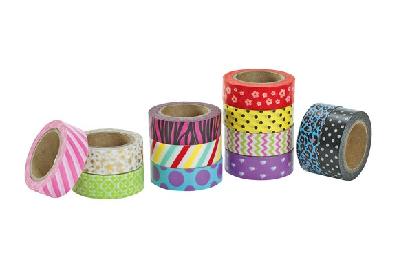 Whimsical Printed Craft Tape Set of 12
