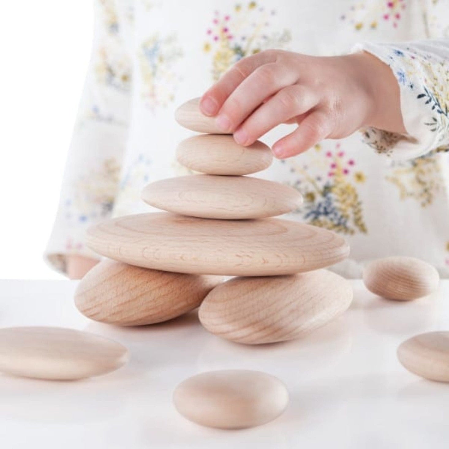Wood Stackers River Stones 20 pcs