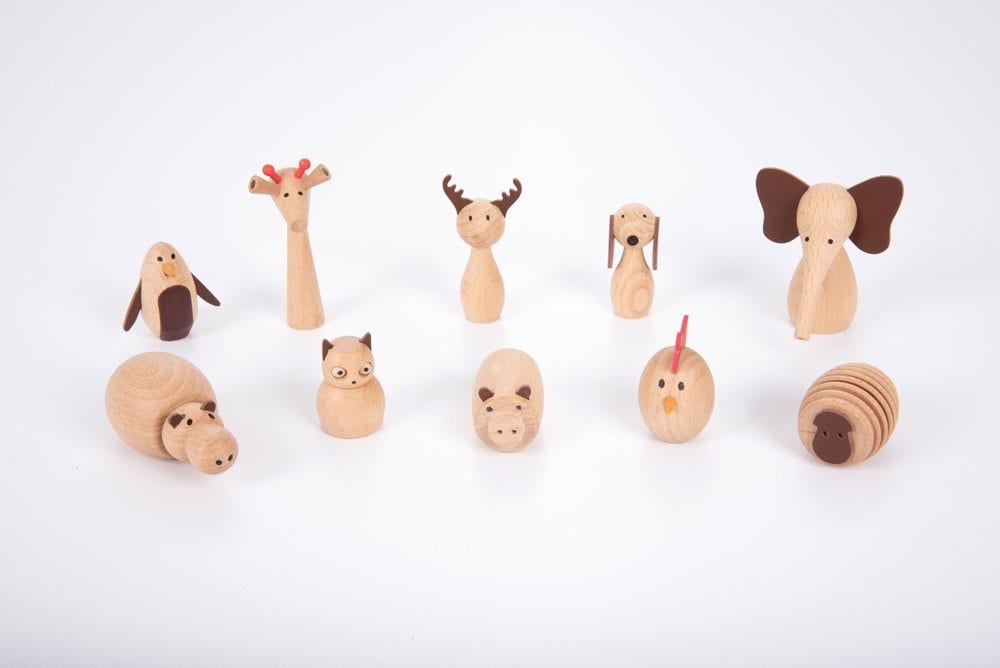 Wooden Animal Friends