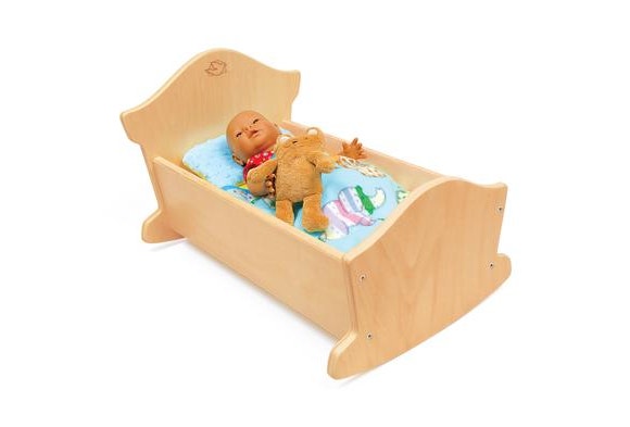 Wooden Doll Cradle