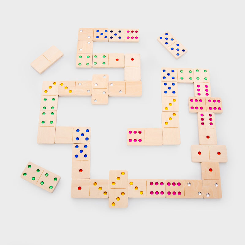 Wooden Gem Dominoes