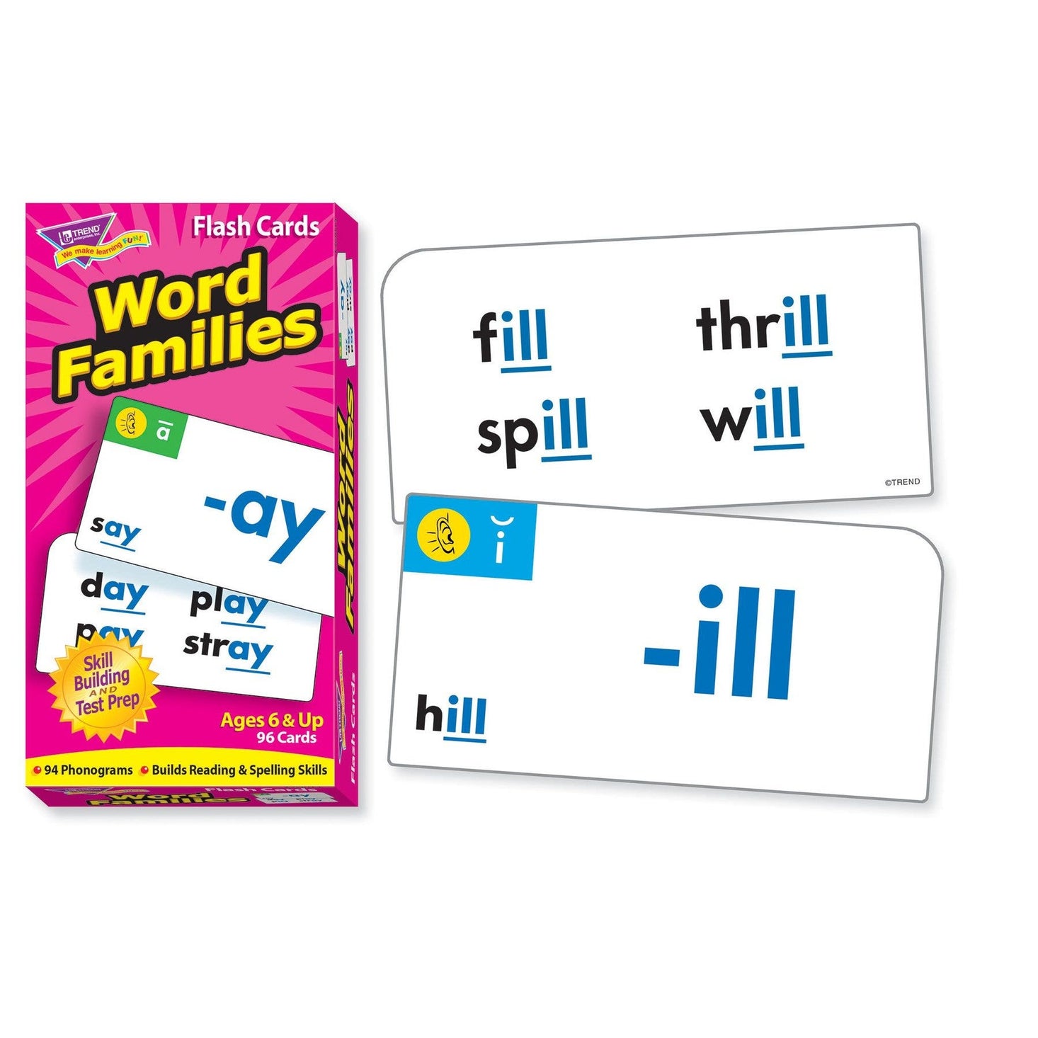 Word Families Flash Cards