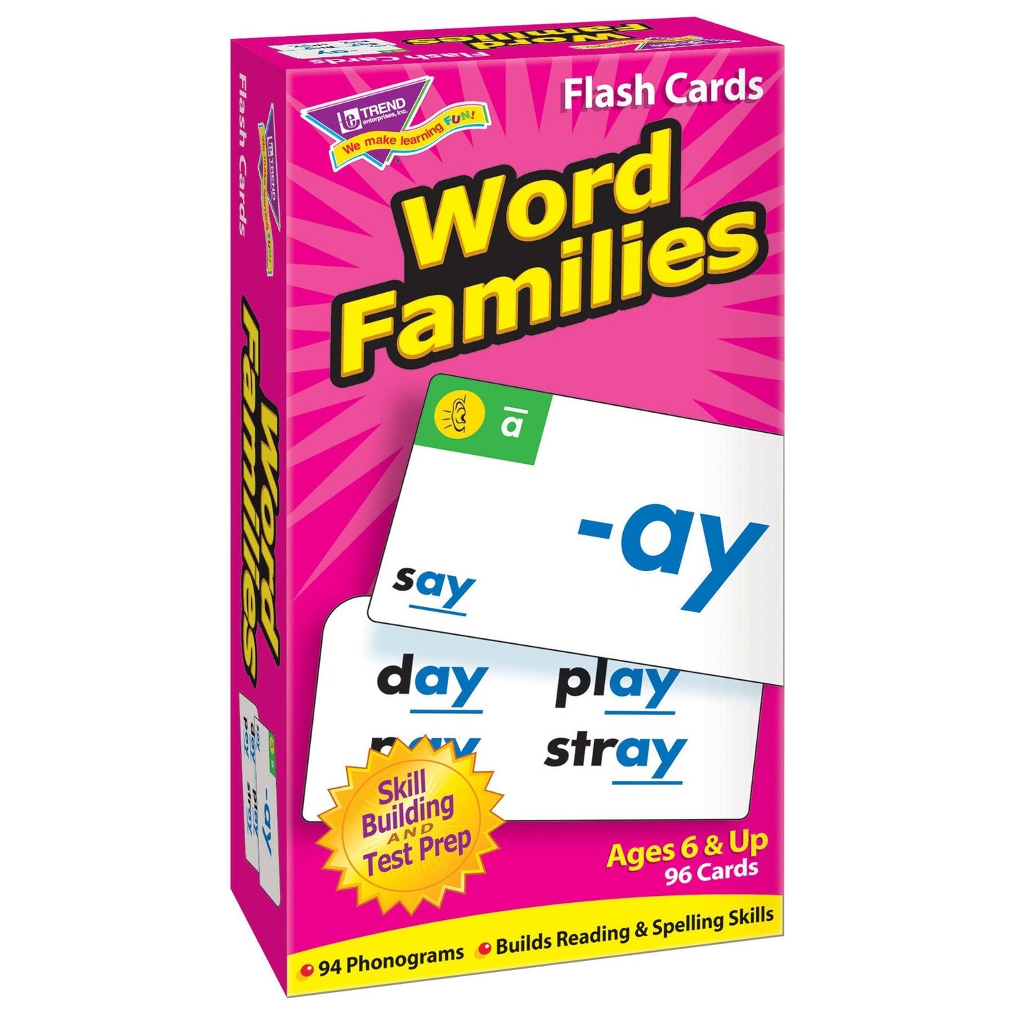 Word Families Flash Cards