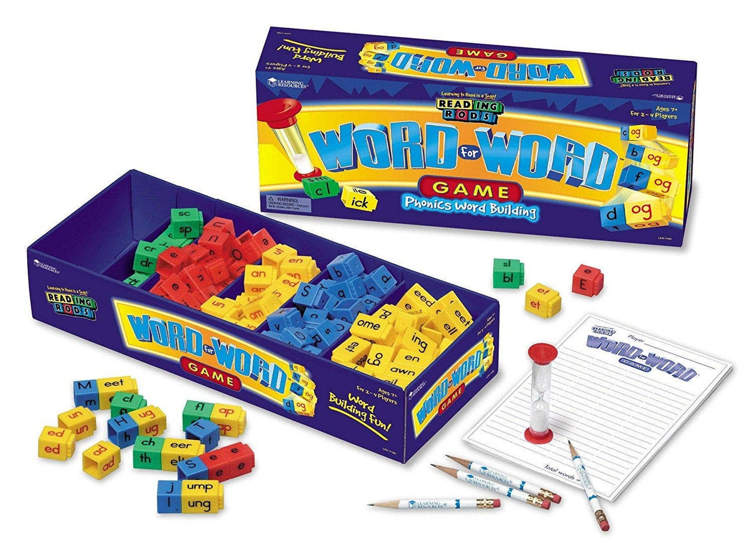 Reading Rods Word For Word Phonics Game
