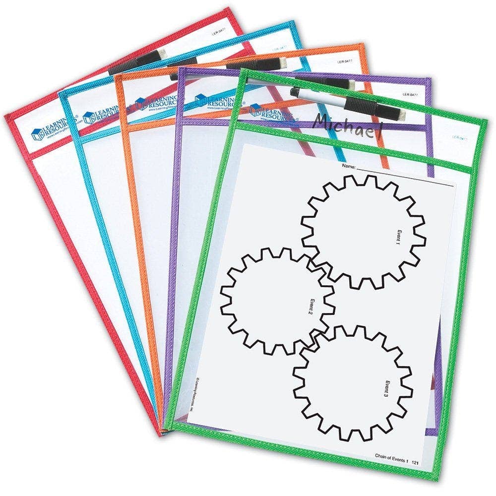 Write & Wipe Pockets