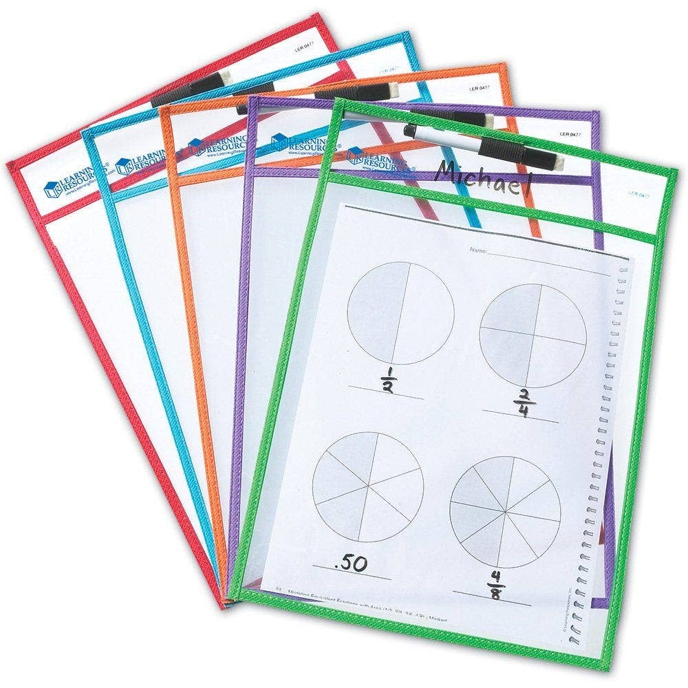 Write & Wipe Pockets