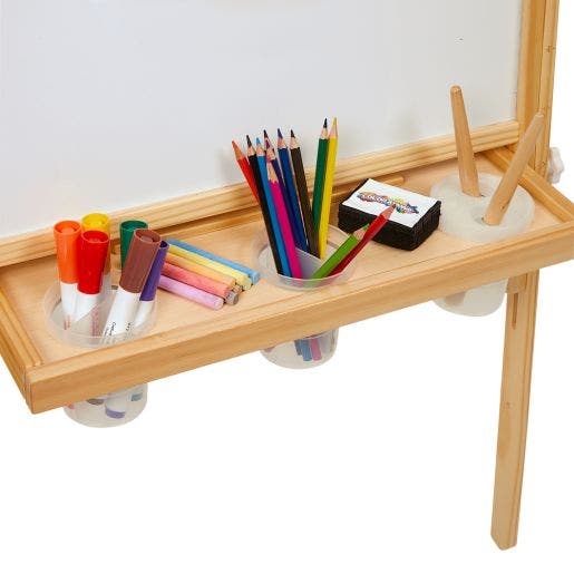 Adjustable All-In-One Wood Easel
