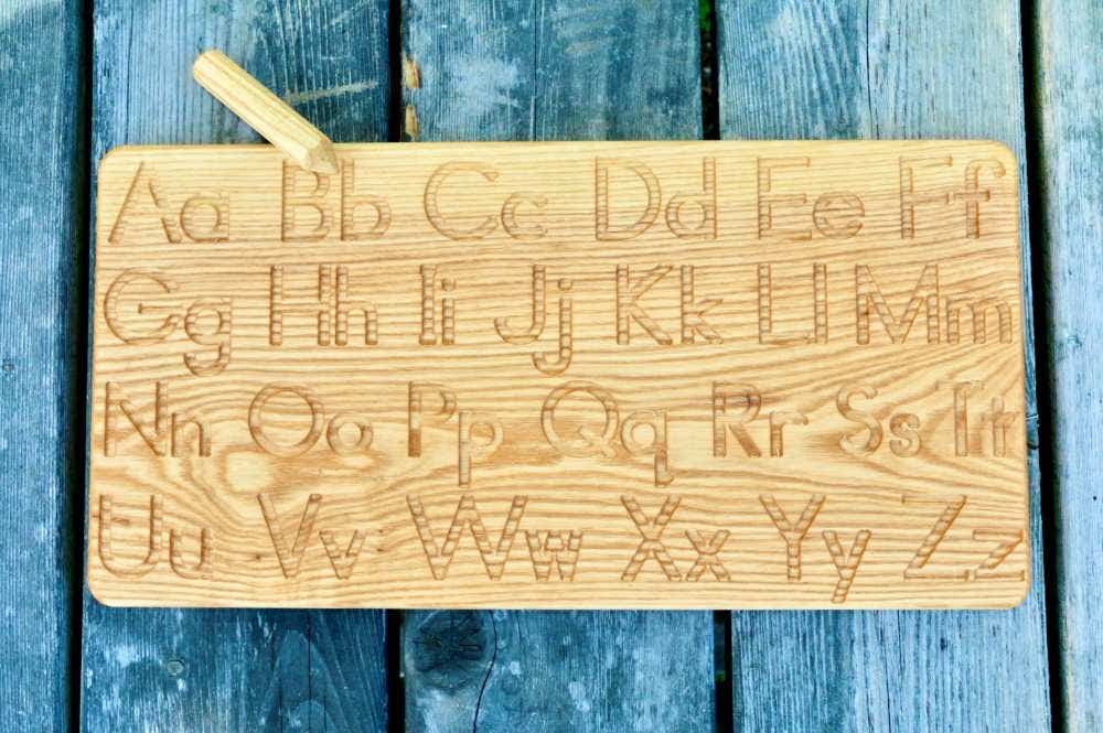 Alphabet Tracing Board with Stylus by Naturally Inspired Play
